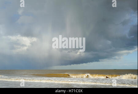 Storm at Covehithe Stock Photo