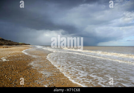 Storm at Covehithe Stock Photo