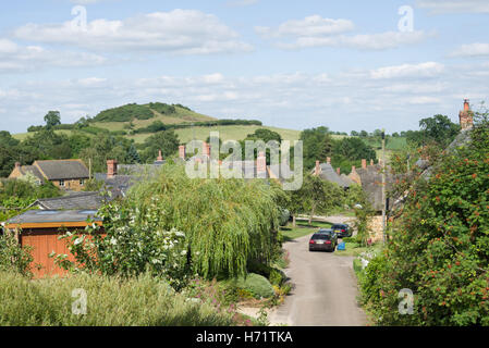 A view towards Yarn Hill, Epwell, North Oxfordshire, England, UK Stock Photo