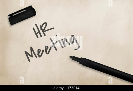 HR Meeting Act Now Concept Stock Photo