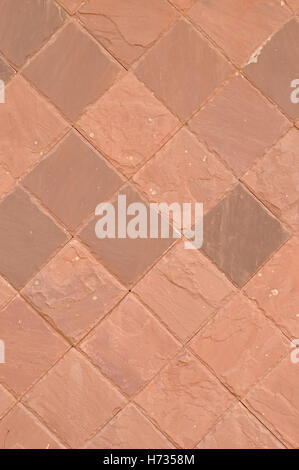 beige and brown floor tiles Stock Photo