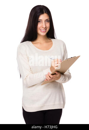 woman cardigan humans human beings people folk persons human human being laugh laughs laughing twit giggle smile smiling Stock Photo