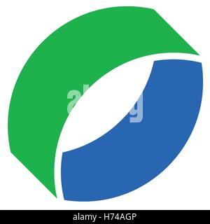 Abstract geometric icon / design element(s) isolated on white Stock Vector