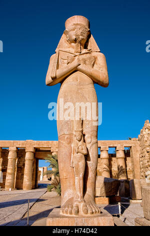 Statue of Ramses II at Karnak Temple, Luxor, Egypt. Stock Photo