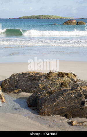 Renvyle Beach in Tully; Connemara; Galway; Ireland Stock Photo