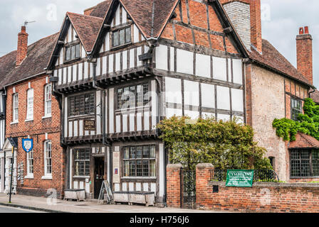 Nash's House and New Place in Stratford upon Avon. Shakespeare used to live there from 1611 till his death. Stock Photo