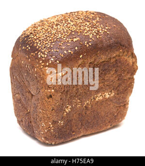 rye bread isolated on white background Stock Photo