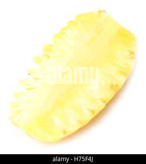 peeled pineapple isolated on white background Stock Photo