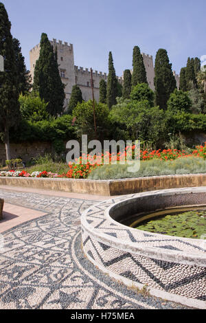 rodos historical centre in main town Stock Photo