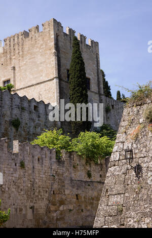 rodos historical centre in main town Stock Photo