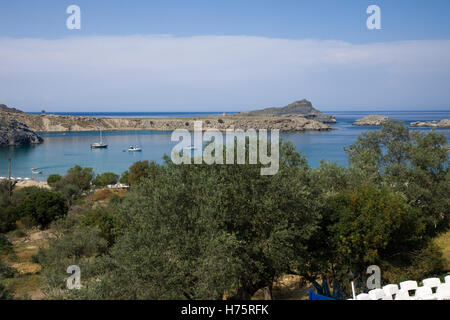 rodos historical centre in main town Stock Photo