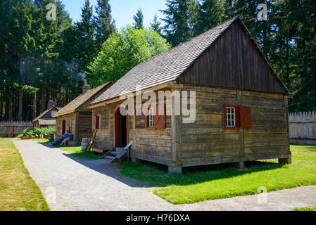 Fort Nisqually Stock Photo