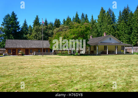 Fort Nisqually Stock Photo