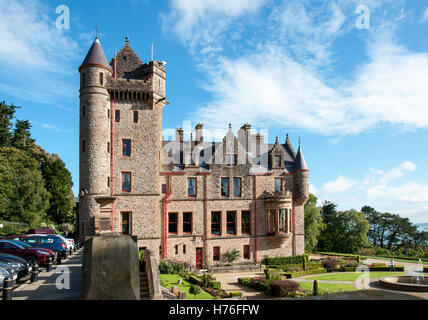 Belfast castle. Tourist attraction on the slopes of Cavehill Country Park in Belfast, Northern Ireland Stock Photo