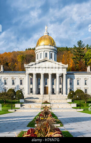 Vermont State House, Montpelier, Vermont, USA. Stock Photo