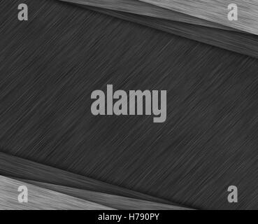Linear brushed metal texture layered. Aluminum background wallpaper Stock Photo