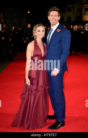 Joanne Froggatt and James Cannon attending the world premiere of A Street Cat Named Bob held at Curzon Mayfair, London. Stock Photo