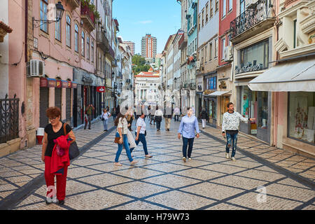 General view of Coimbra in Portugal Stock Photo