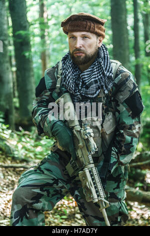 Navy SEAL Taliban hunter Stock Photo