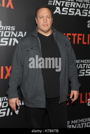 New York, NY, USA. 03rd Nov, 2016. Kevin James attends the 'True Memoirs Of An International Assassin' New York premiere at AMC Lincoln Square Theater on November 3, 2016 in New York City. Credit:  John Palmer/Media Punch/Alamy Live News Stock Photo