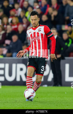 Southampton, UK. 3rd Nov, 2016. Maya Yoshida (Southampton) Football/Soccer : Maya Yoshida of Southampton during the UEFA Europa League Group Stage match between Southampton and Internazionale at St Mary's Stadium in Southampton, England . © AFLO/Alamy Live News Stock Photo