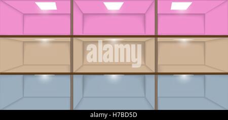 Small house in cut. Stock Vector