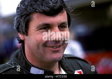 Alan Jones Australian F1 driver Stock Photo
