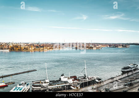 Photo of Aerial view of Stockholm, Sweden Stock Photo