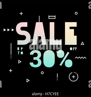 Banner for the Black Friday sale. Stock Vector