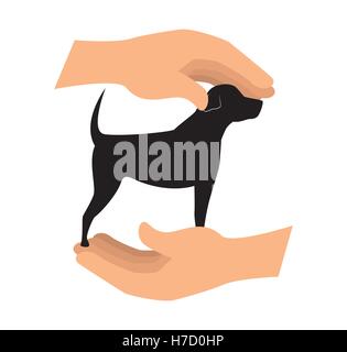 Dog bone toy icon. Hand drawn vector illustration. Business concept