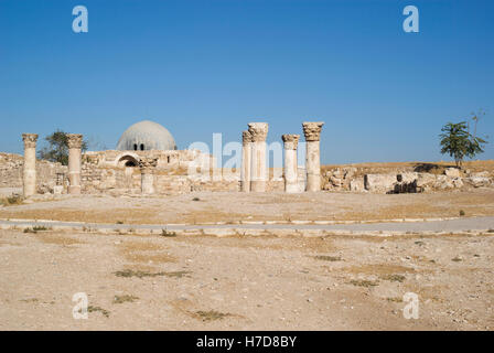 Ruins of the Byzantine Church at Amman, Jordan Stock Photo
