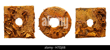 Rusty steel parts. Stock Photo