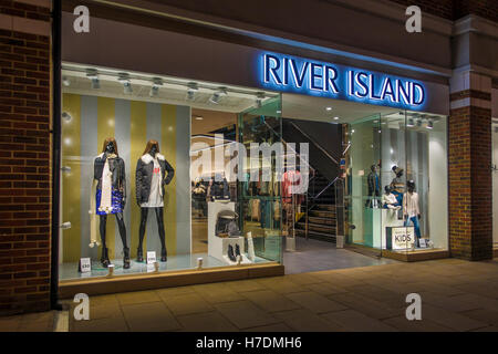 River Island Clothes Store Whitefriars Shopping Centre Canterbury Kent Stock Photo