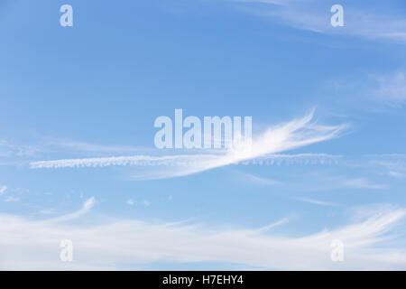Cirrus clouds formation. Stock Photo