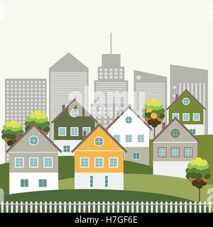 Modern Green City Concept Stock Vector Image & Art - Alamy