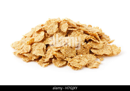 Cornflakes isolated on white background Stock Photo