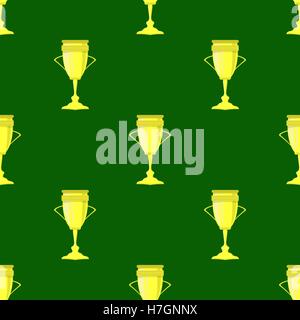 Gold Award Seamless Pattern Stock Vector