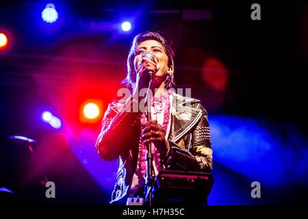 Milan, Italy. 04th Nov, 2016. Tigertown performs live at Fabrique in Milano, Italy, on November 4 2016 Credit:  Mairo Cinquetti/Alamy Live News Stock Photo