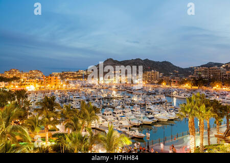 Cabo San Lucas Marina at Night Baja California Mexico Stock Photo - Alamy