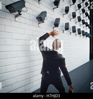 Spied. 3D Rendering Stock Photo