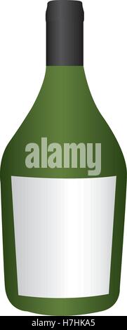 wine bottle icon image vector illustration design Stock Vector