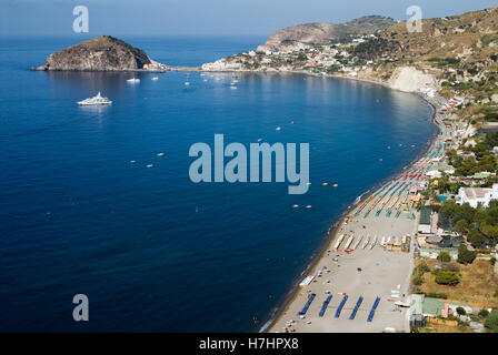 Maronti Beach and St. Angelo on the island of Ischia, Italy, Europe Stock Photo