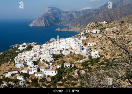 Mesochori on the Greek island of Karpathos, Greece, Europe Stock Photo