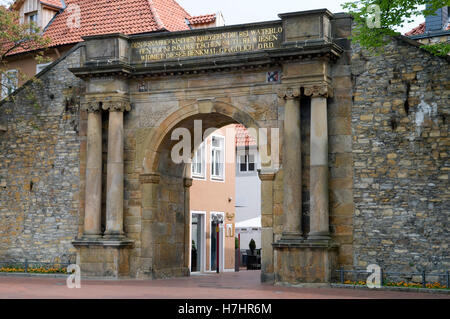 Heger Tor gate, former city gate, Osnabrueck, Lower Saxony Stock Photo