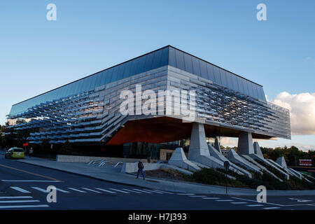 Bill & Melinda Gates Hall, Cornell University, Ithaca, New York, United States of America Stock Photo