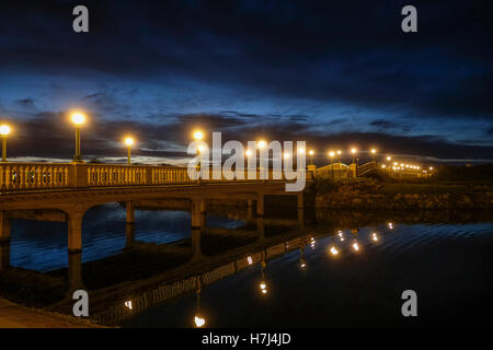 Southport at night Stock Photo