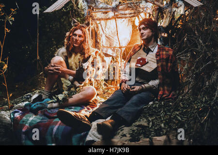 Swiss Army Man is a 2016 American comedy-drama fantasy film written and directed by Dan Kwan and Daniel Scheinert. The film stars Paul Dano, Daniel Radcliffe, and Mary Elizabeth Winstead.  This photograph is for editorial use only and is the copyright of the film company and/or the photographer assigned by the film or production company and can only be reproduced by publications in conjunction with the promotion of the above Film. A Mandatory Credit to the film company is required. The Photographer should also be credited when known. Stock Photo