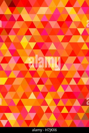 Abstract triangle mosaic background design Stock Vector