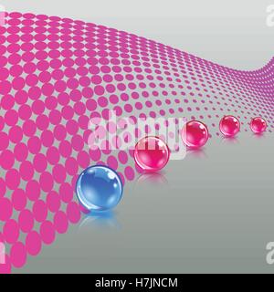 Concept with ball. Abstract concept. Vector eps10 illustration Stock Vector