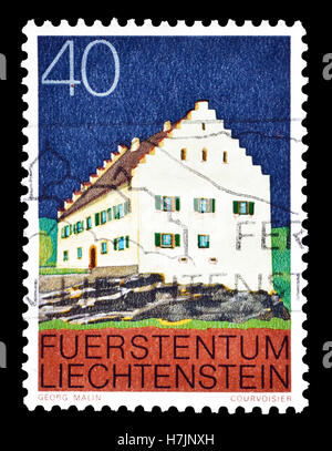 Liechtenstein stamp 1978 Stock Photo